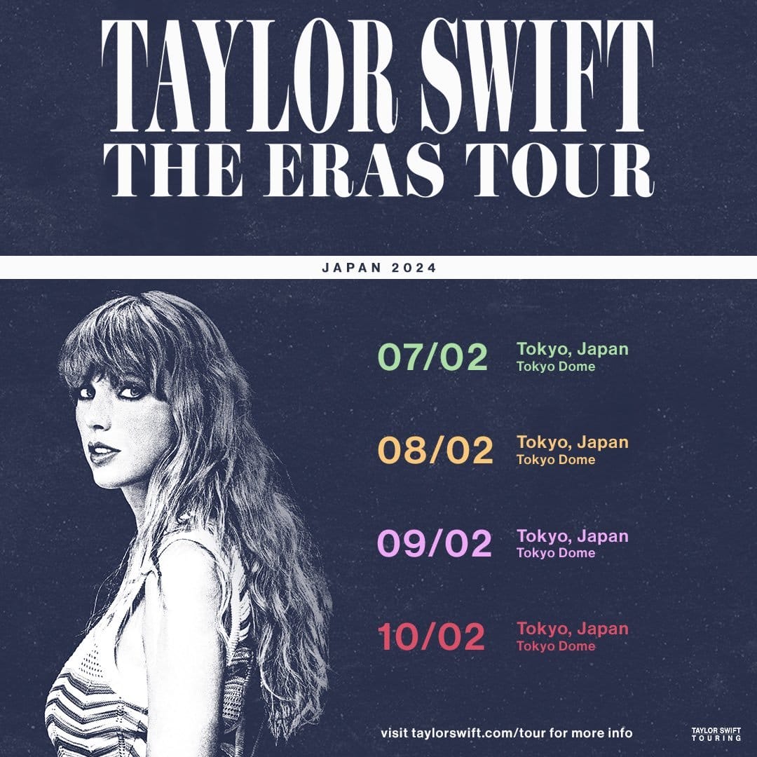 Taylor Swift Eras Tour Tokyo