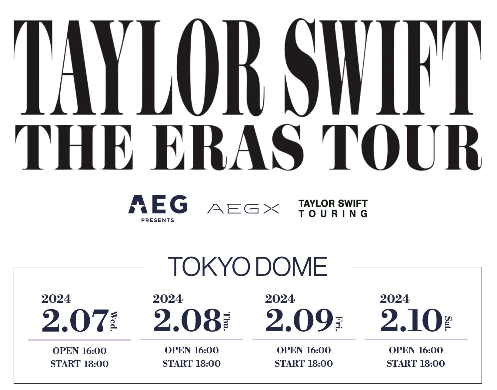 Taylor Swift Eras Tour Japan 